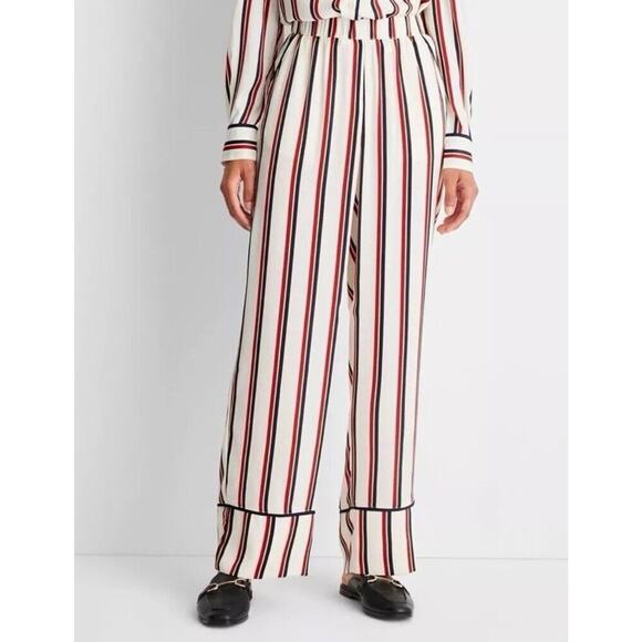 Women's Straight Leg Striped Pant Future Collective Reese Blutstein Size Small - Picture 3 of 9